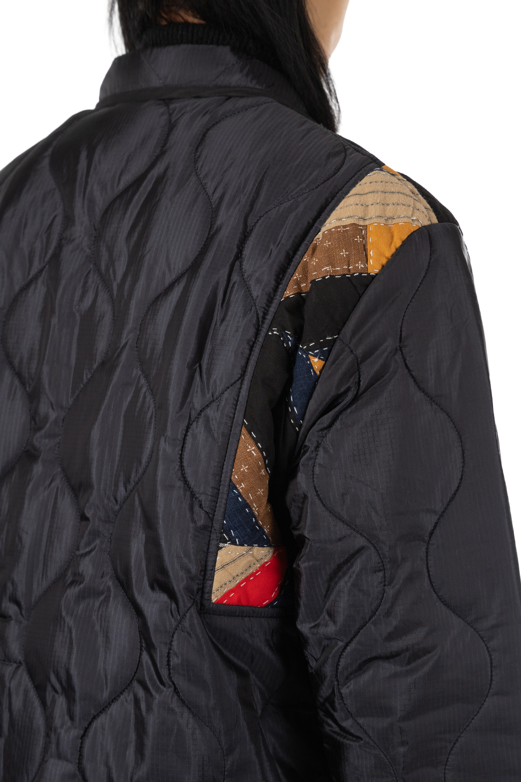 KHOKI - Quilt Jacket - Navy