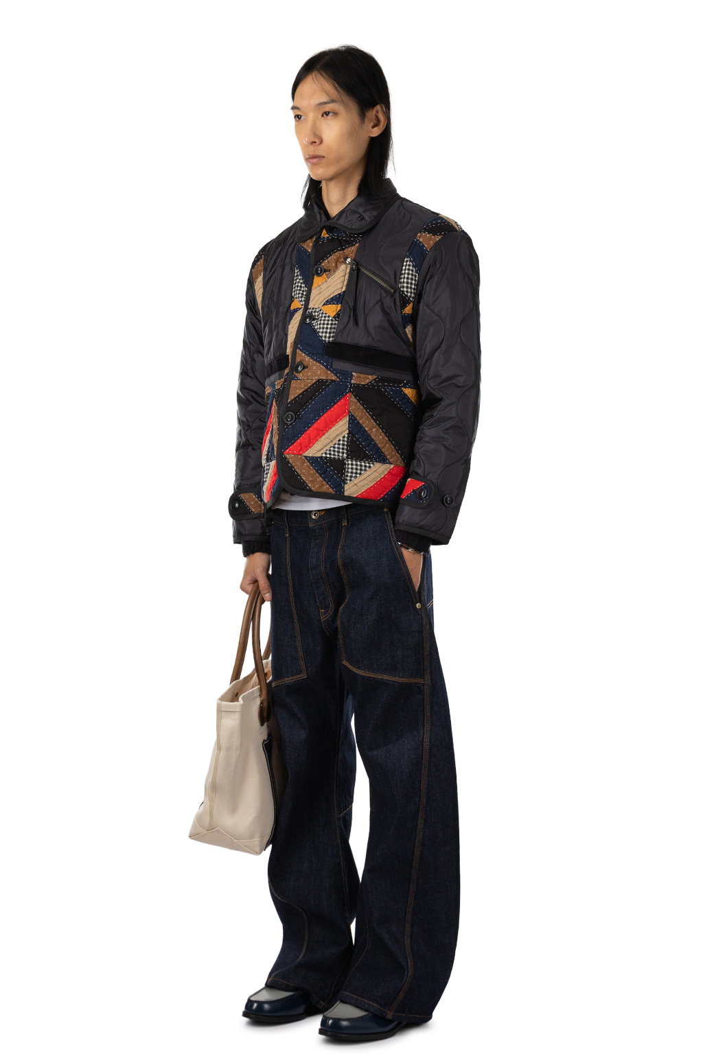 KHOKI - Quilt Jacket - Navy