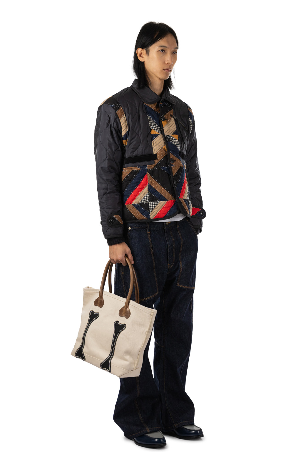 KHOKI - Quilt Jacket - Navy