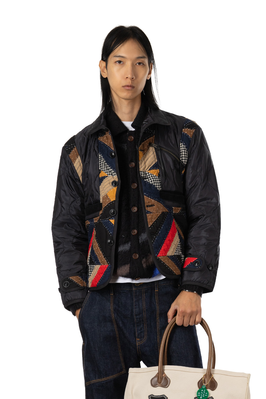 KHOKI - Quilt Jacket - Navy