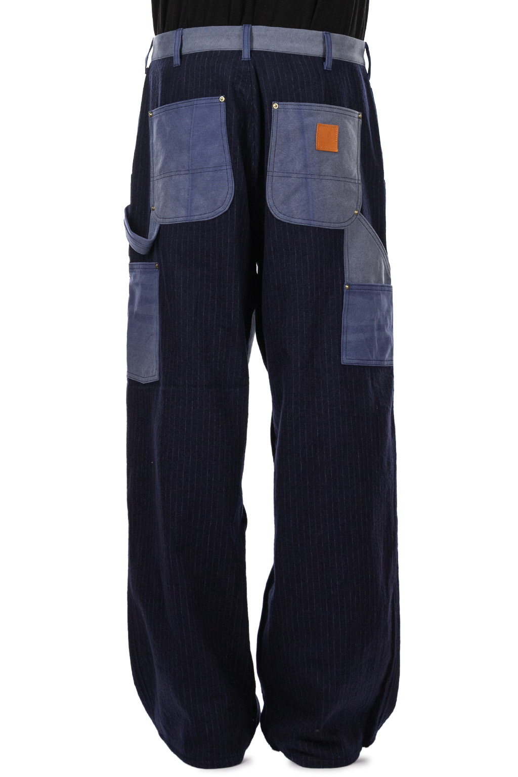 KHOKI - Vintage-Effect Work Pants - Blue