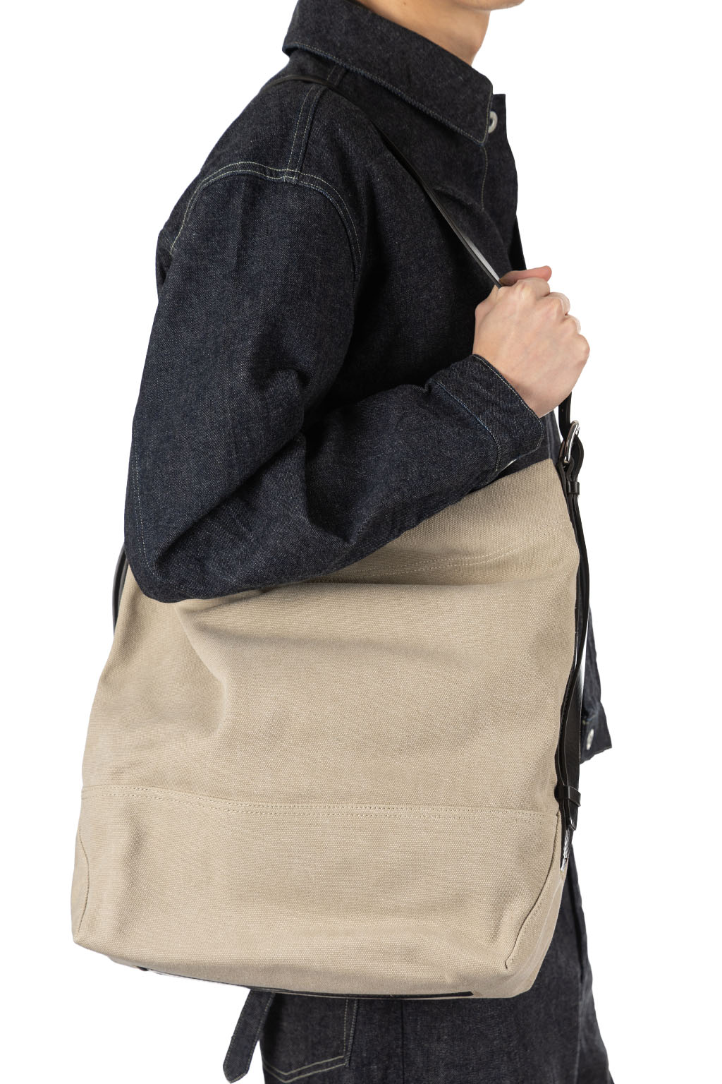 Lemaire - Belted Tote Bag - Dark Linen