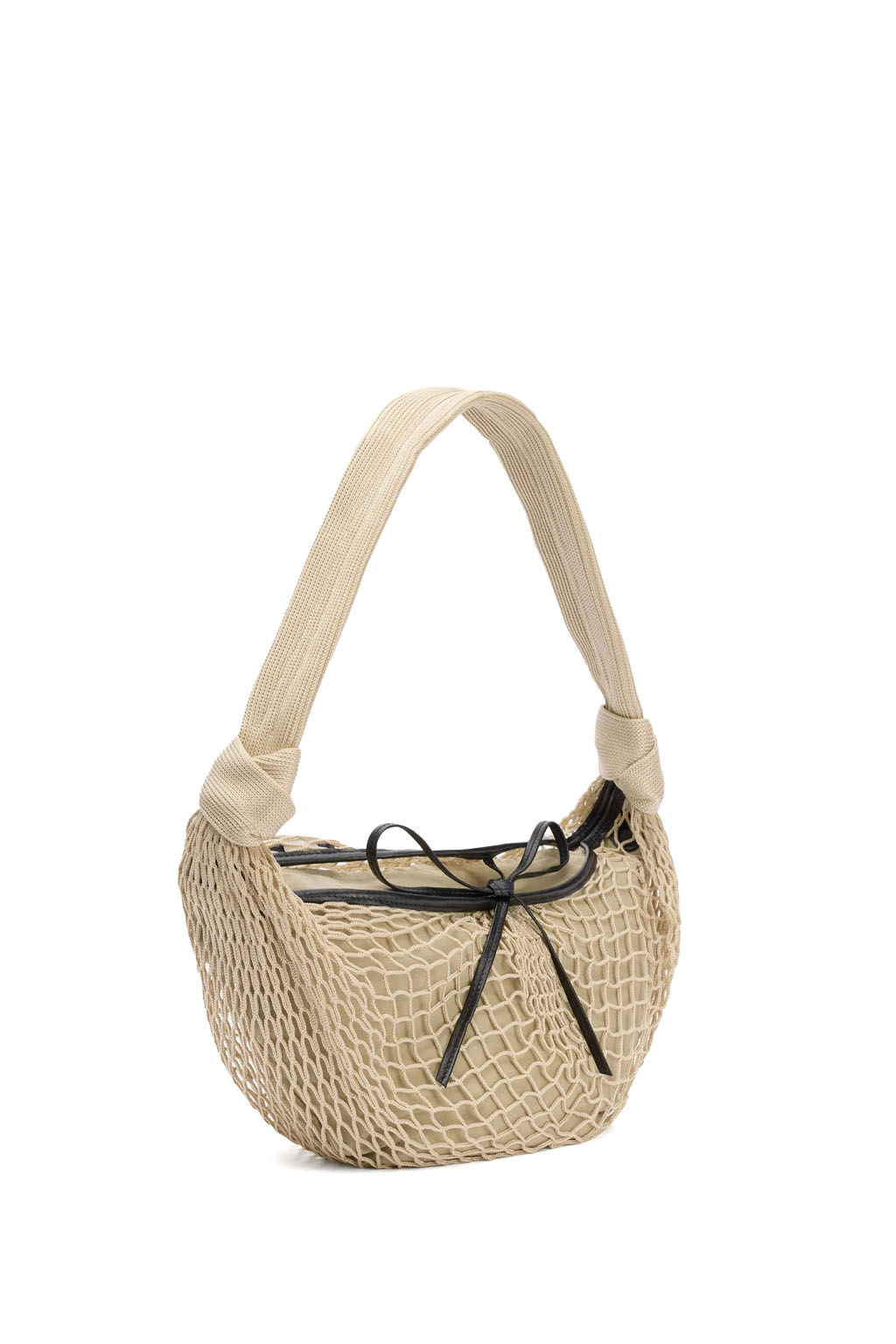 Lemaire - Fortune Croissant Flit Bag - Polyester Net - Light Beige