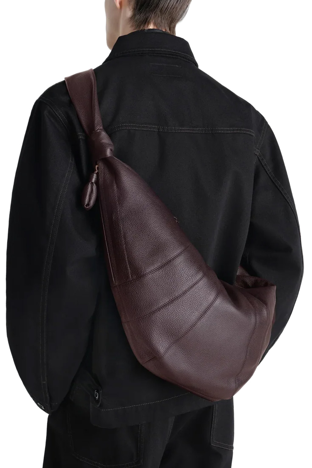 Lemaire - Large Croissant Bag Soft Grained Leather - Tiramisu