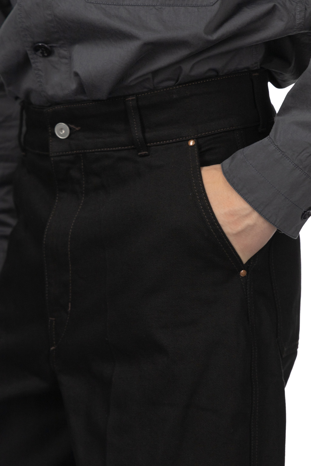 Lemaire - Maxi Barrel Workwear Pants - Black