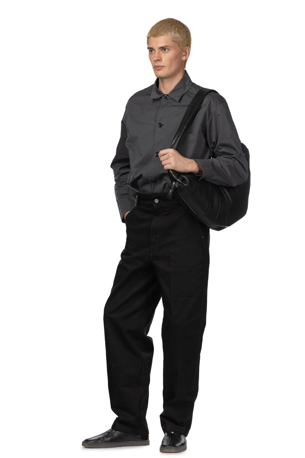 Lemaire - Maxi Barrel Workwear Pants - Black