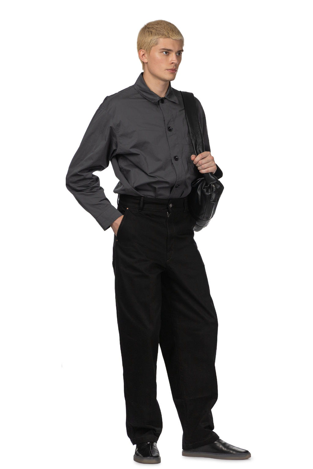 Lemaire - Maxi Barrel Workwear Pants - Black