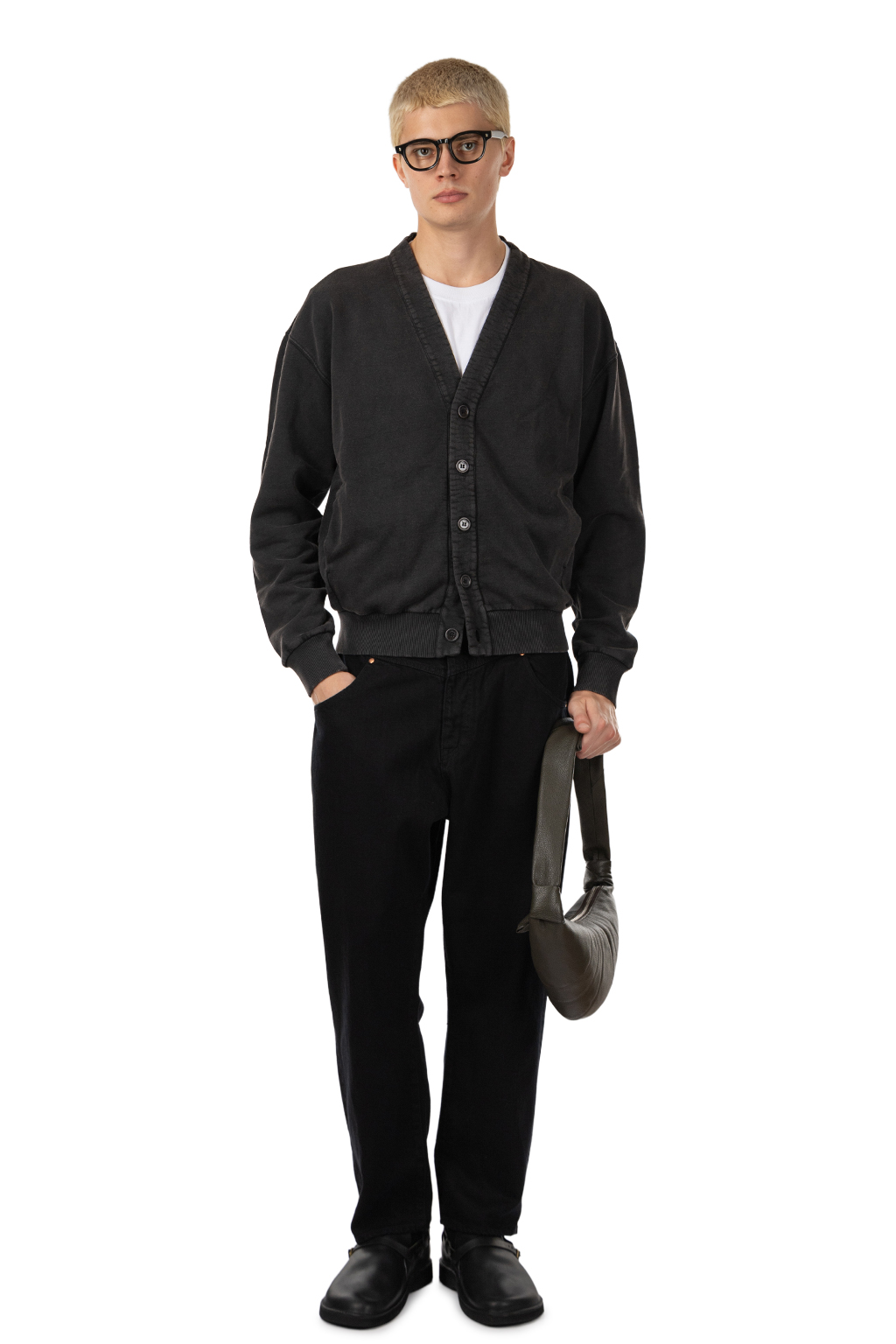 Lemaire - Small Croissant Bag - Soft Grained Leather - Marecage