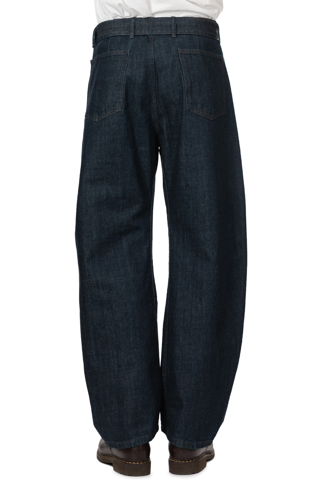 Lemaire - Twisted Belted Denim Pants - Indigo