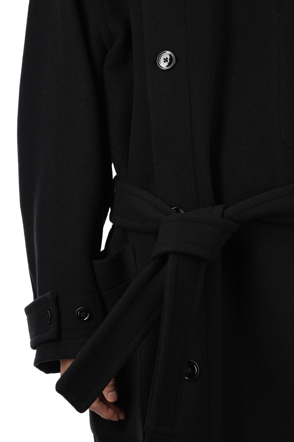 Lemaire - Wrap Coat - Black