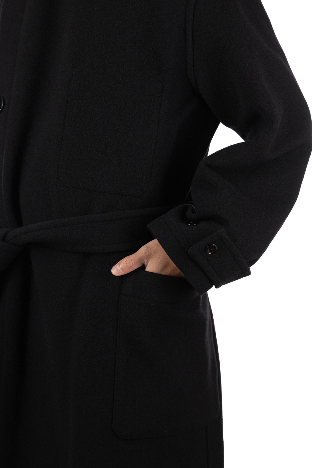 Lemaire - Wrap Coat - Black