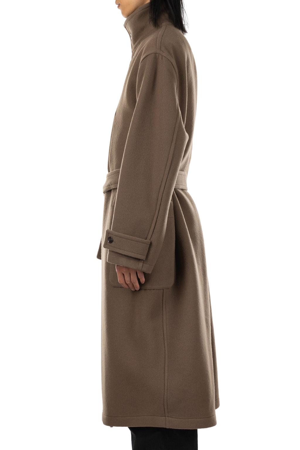 Lemaire - Wrap Coat - Dark Squirrel