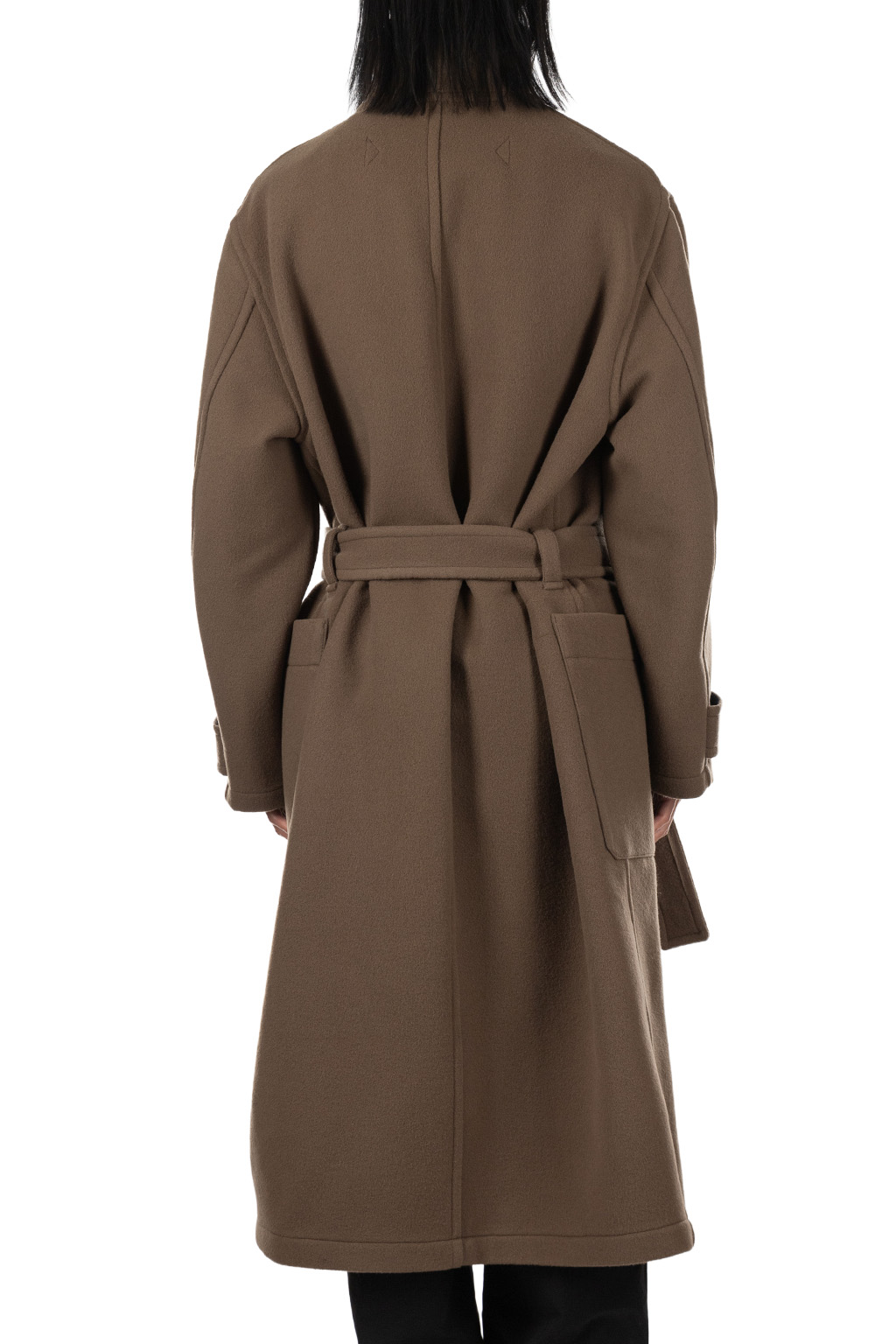 Lemaire - Wrap Coat - Dark Squirrel