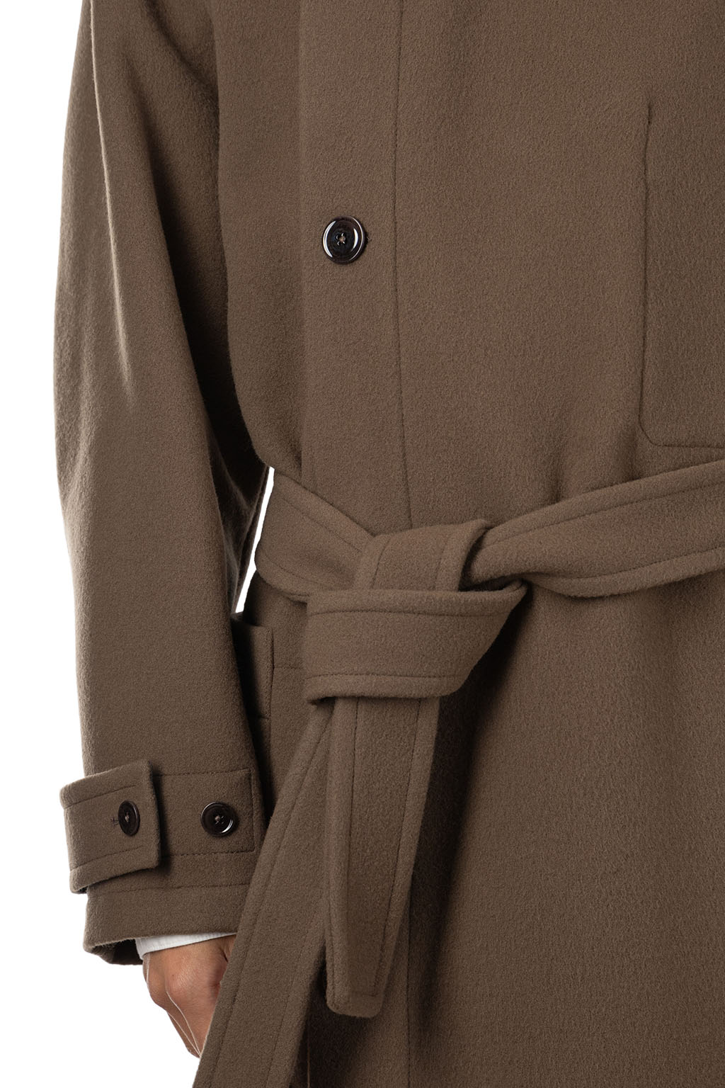 Lemaire - Wrap Coat - Dark Squirrel