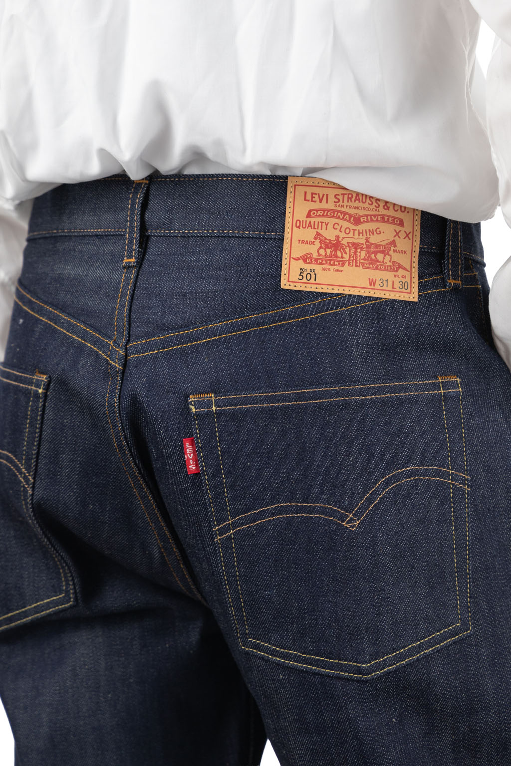 Levi's Made In Japan - 1966 501 Original Fit Men's Jeans - Dark Indigo Rigid 1966