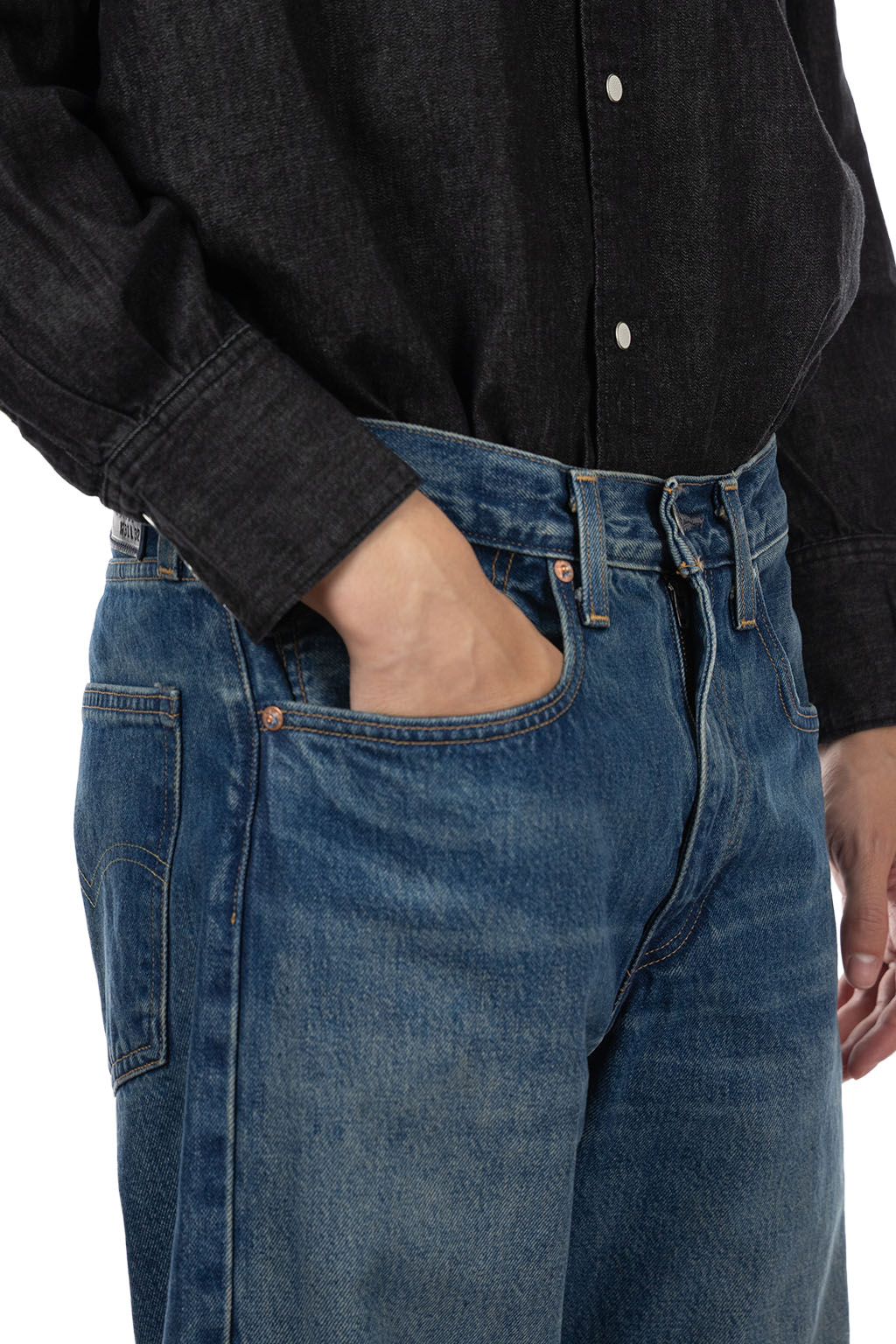 Levi's Made In Japan - Anchor Relaxed Men's Jeans - Vessel - Medium Wash