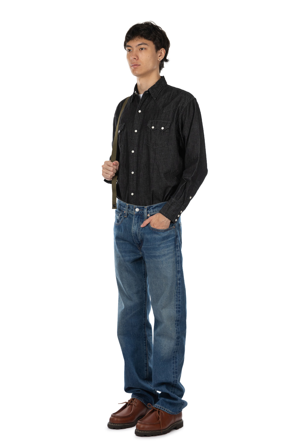 Levi's Made In Japan - Anchor Relaxed Men's Jeans - Vessel - Medium Wash