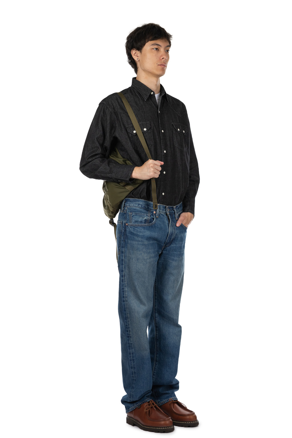 Levi's Made In Japan - Anchor Relaxed Men's Jeans - Vessel - Medium Wash