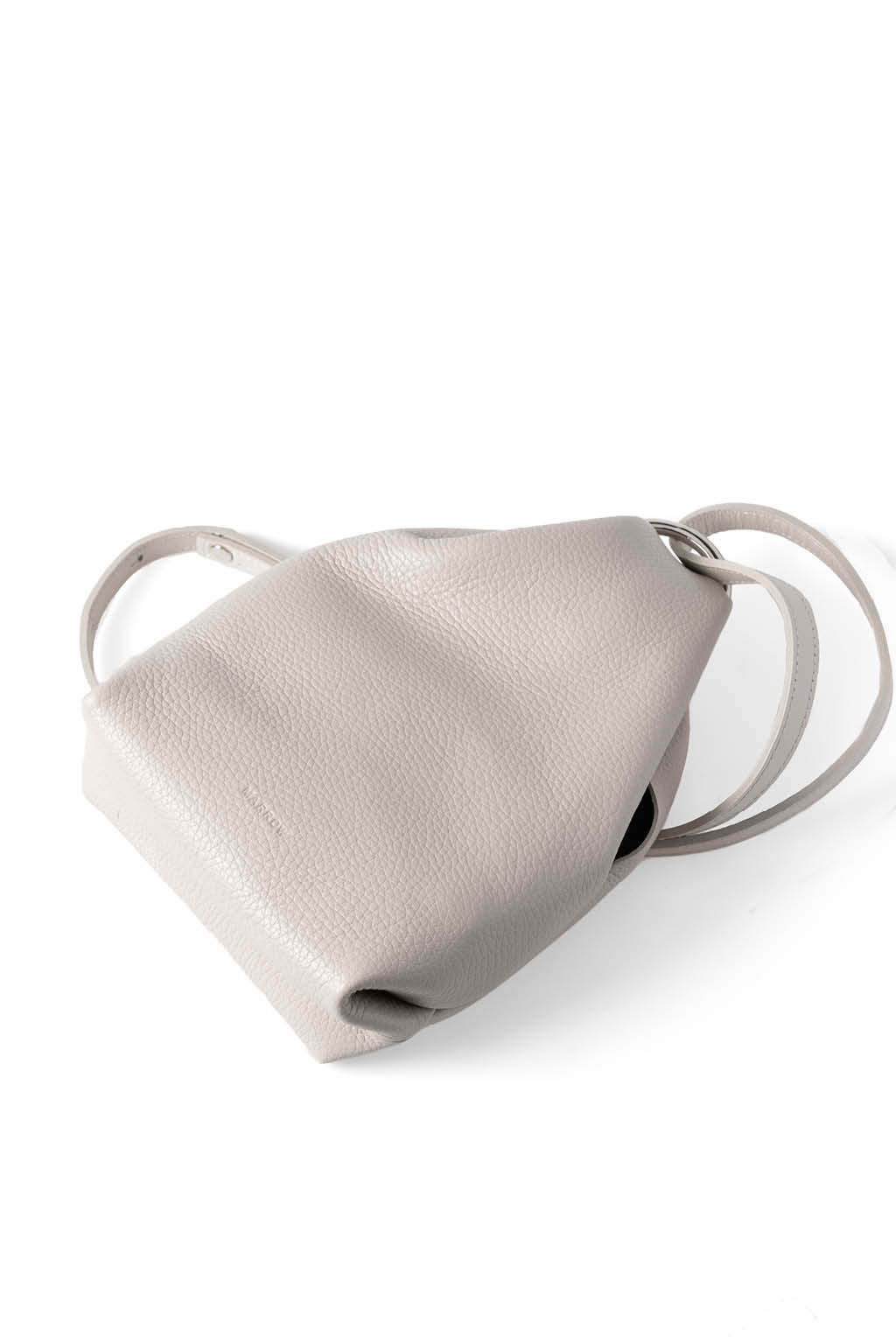 MARROW - Double Faced Ring Muff-Pearl Gray