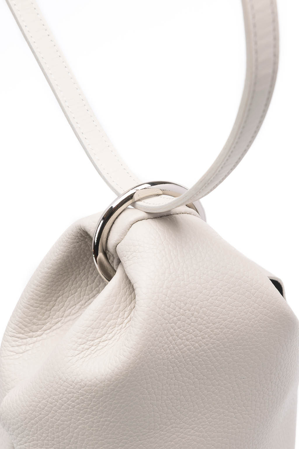 MARROW - Double Faced Ring Muff-Pearl Gray