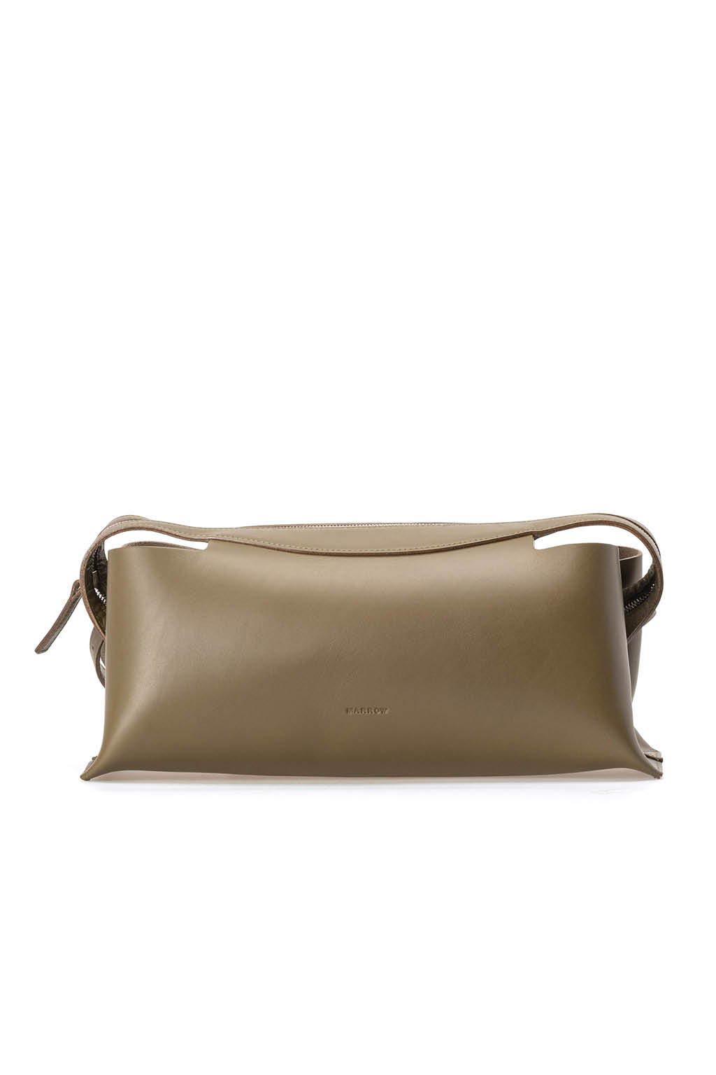 MARROW - Oblong Shoulder Bag-Dark Olive