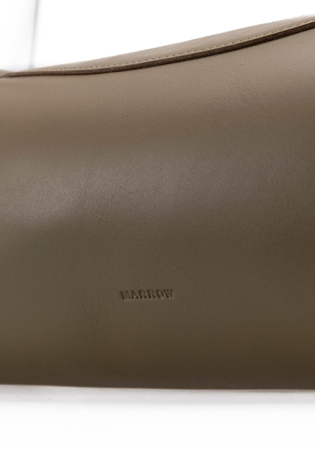 MARROW - Oblong Shoulder Bag-Dark Olive