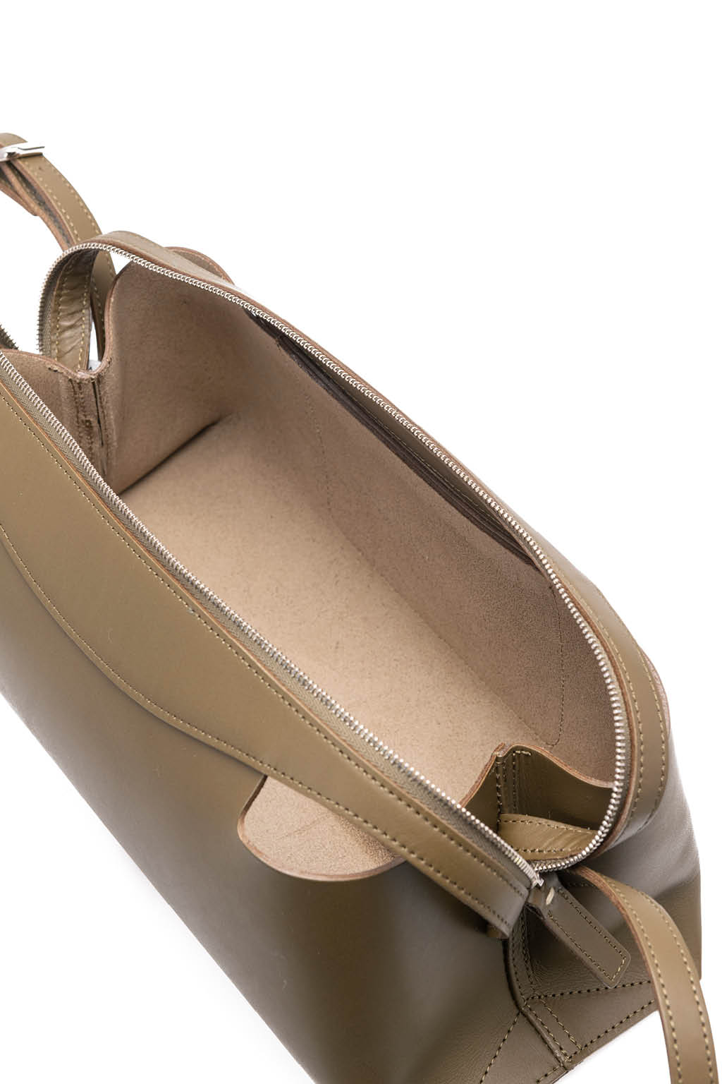 MARROW - Oblong Shoulder Bag-Dark Olive