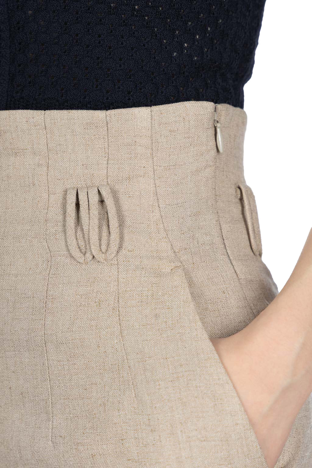 Mame Kurogouchi - Linen Touch Triacetate Suits Trousers - Beige