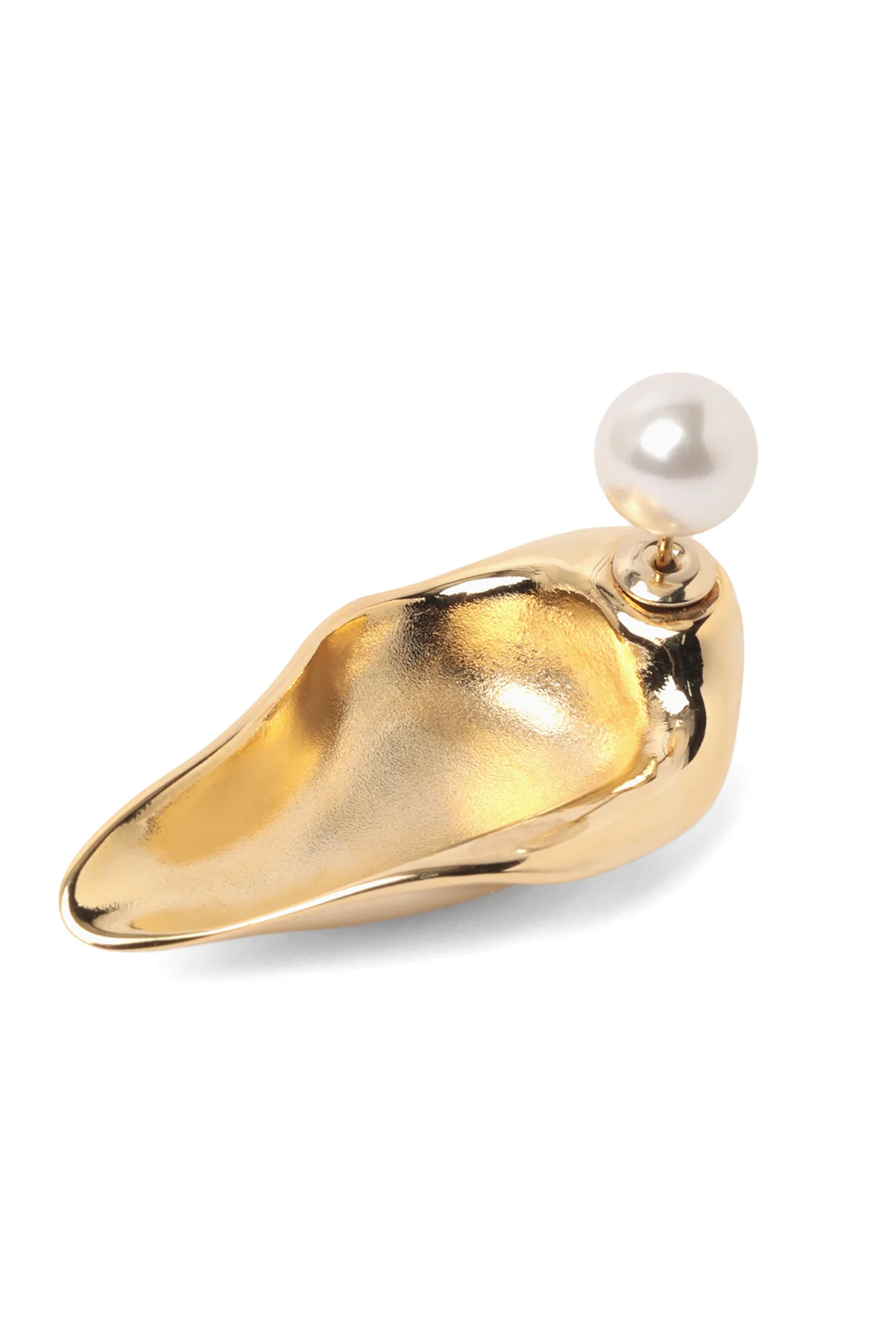 Mame Kurogouchi - Organic Motif Brass Earrings - Gold