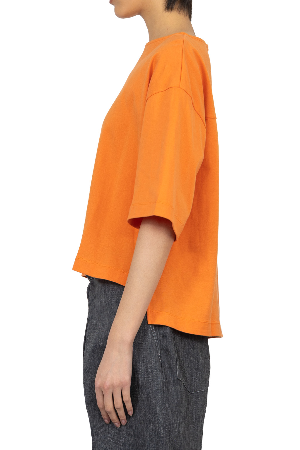 Manon - Boatneck Tee - Orange