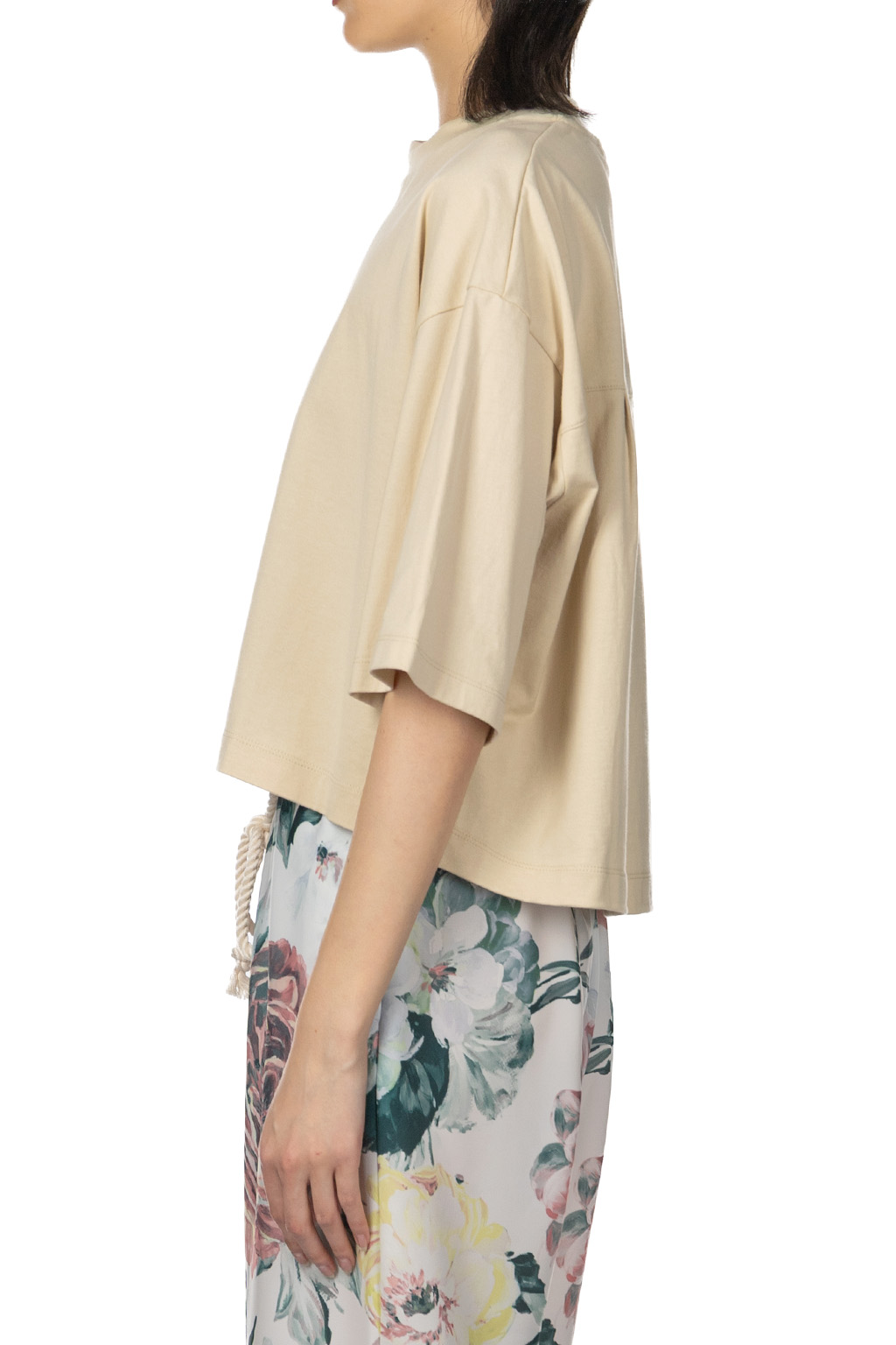 Manon - Half Sleeve tee - Beige