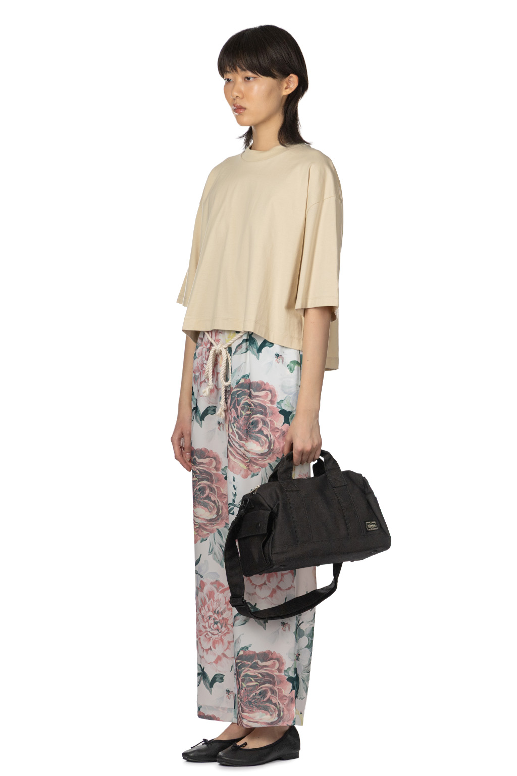 Manon - Half Sleeve tee - Beige