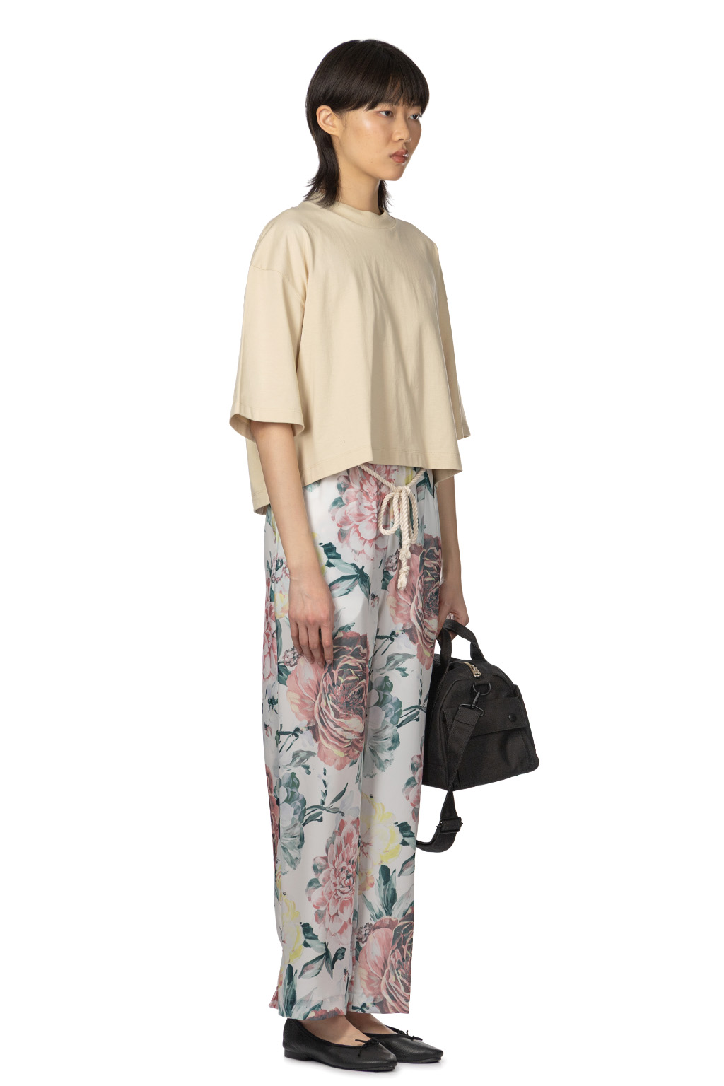 Manon - Half Sleeve tee - Beige