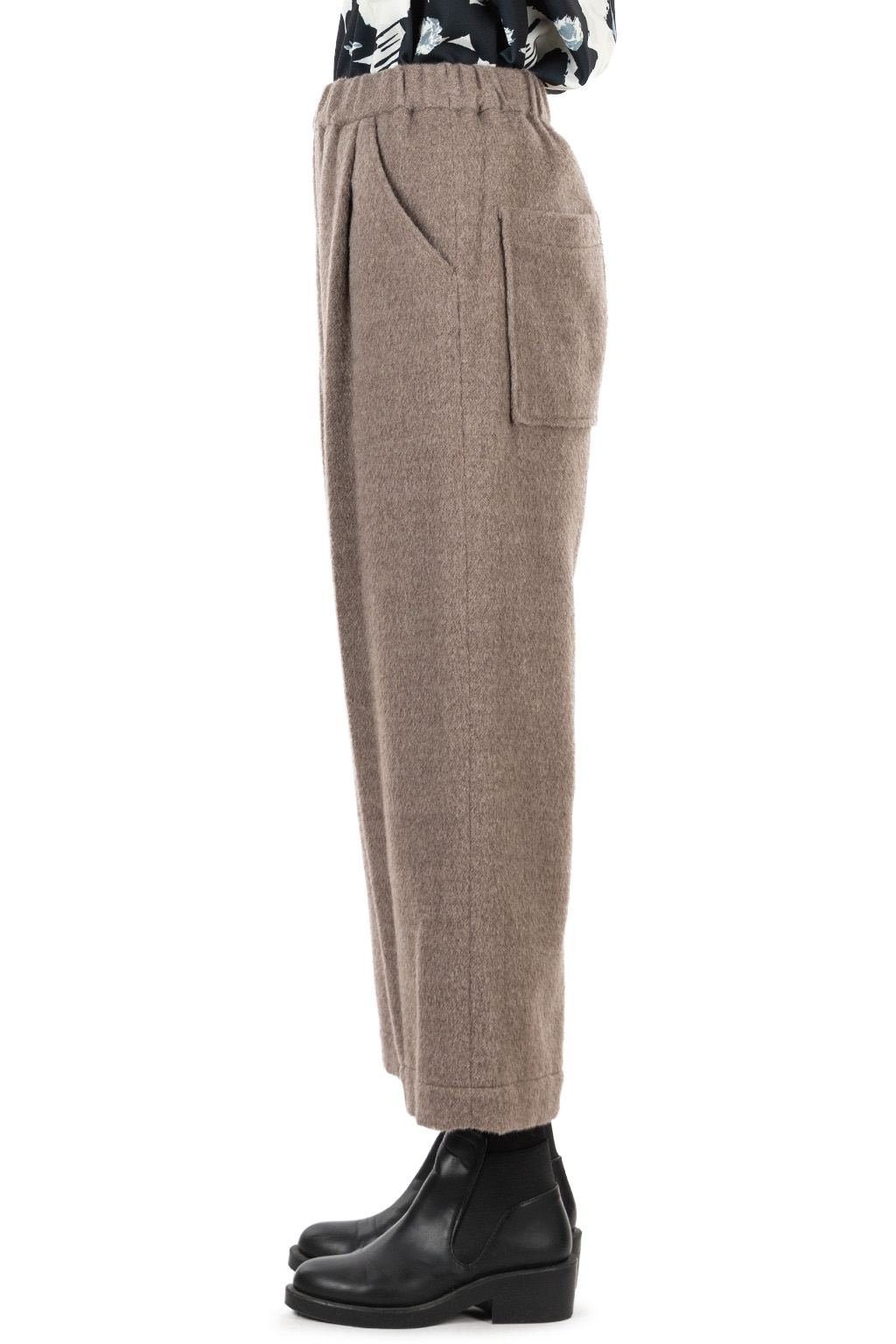 Manon - SHAGGY WOOL EASY WIDE PANTS