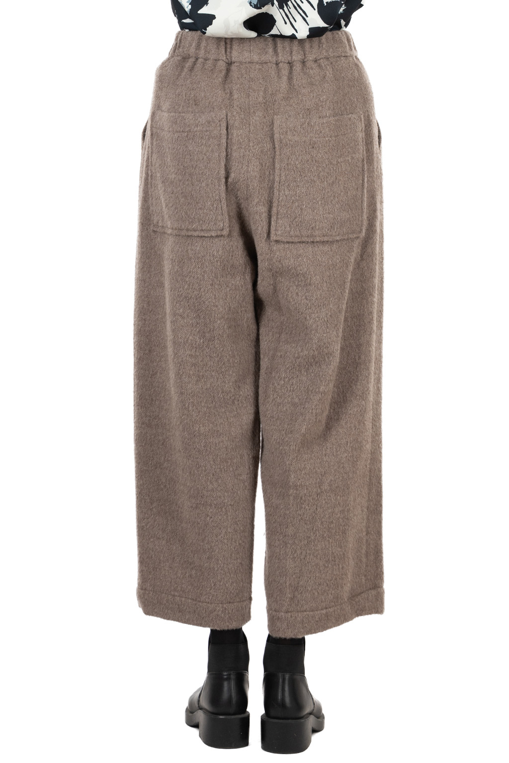 Manon - SHAGGY WOOL EASY WIDE PANTS