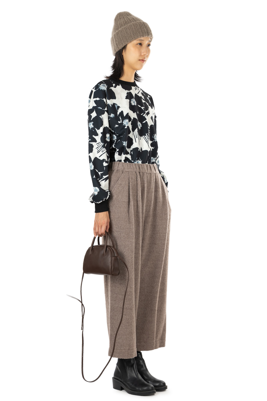 Manon - SHAGGY WOOL EASY WIDE PANTS