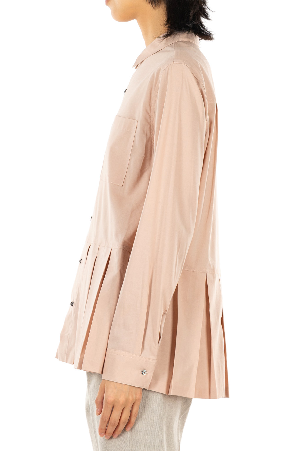 Manon - TROPICAL PLEATS DRESS SHIRT