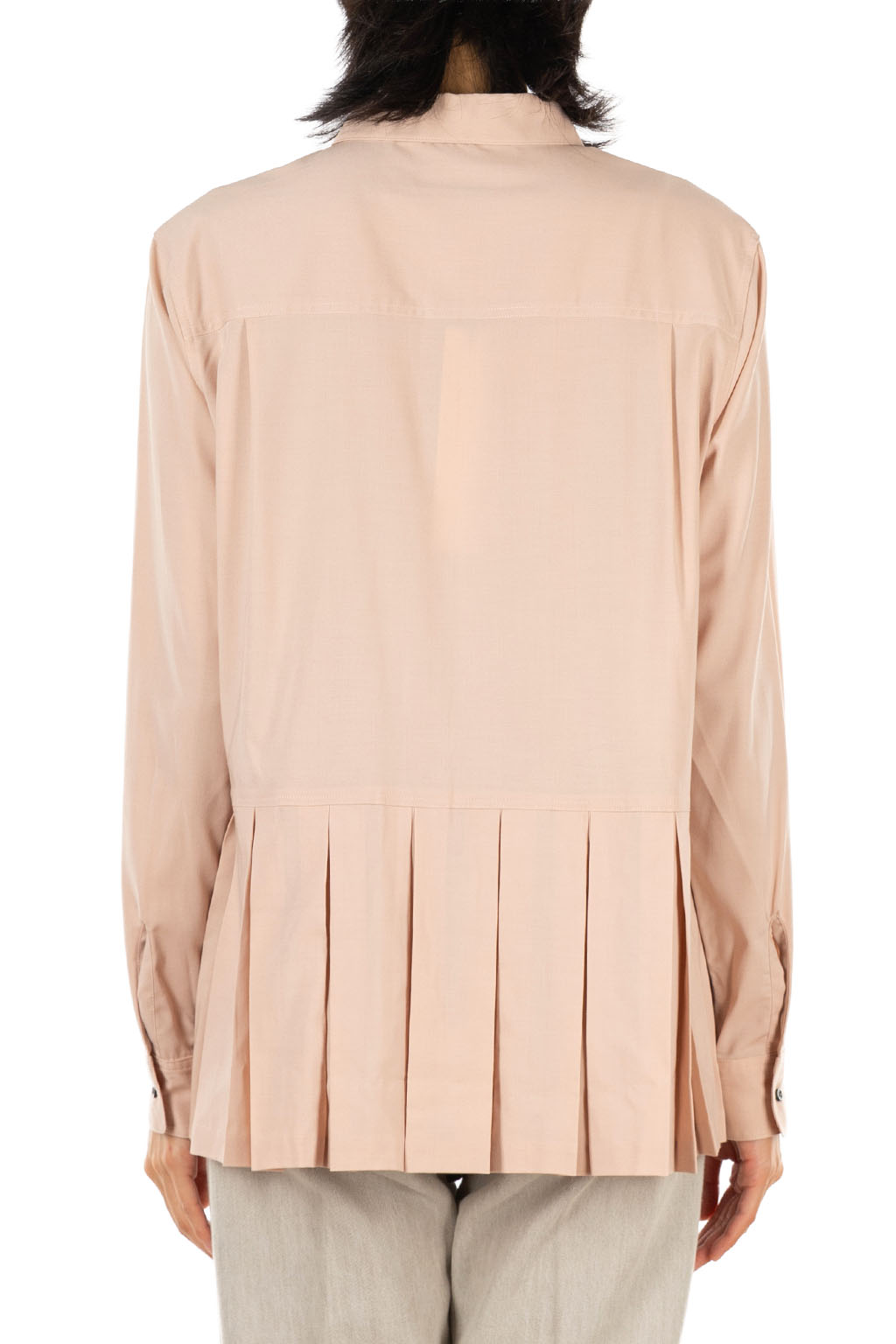 Manon - TROPICAL PLEATS DRESS SHIRT