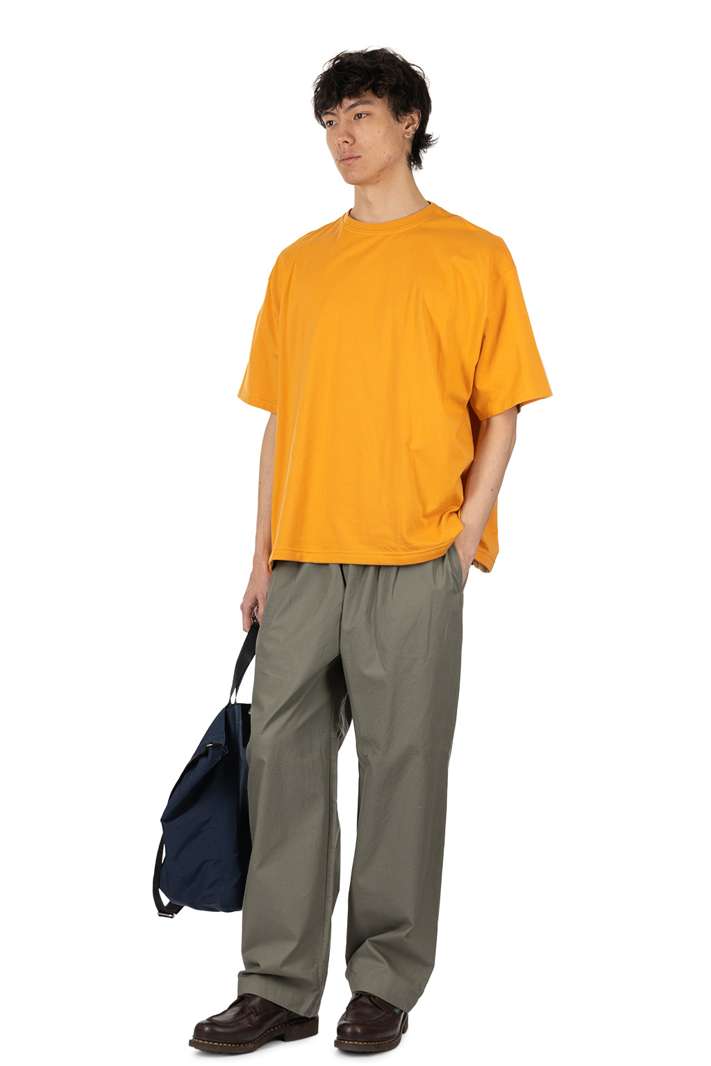 Manual Alphabet - 40/2 Wide Spindle SS Tee - M. Orange