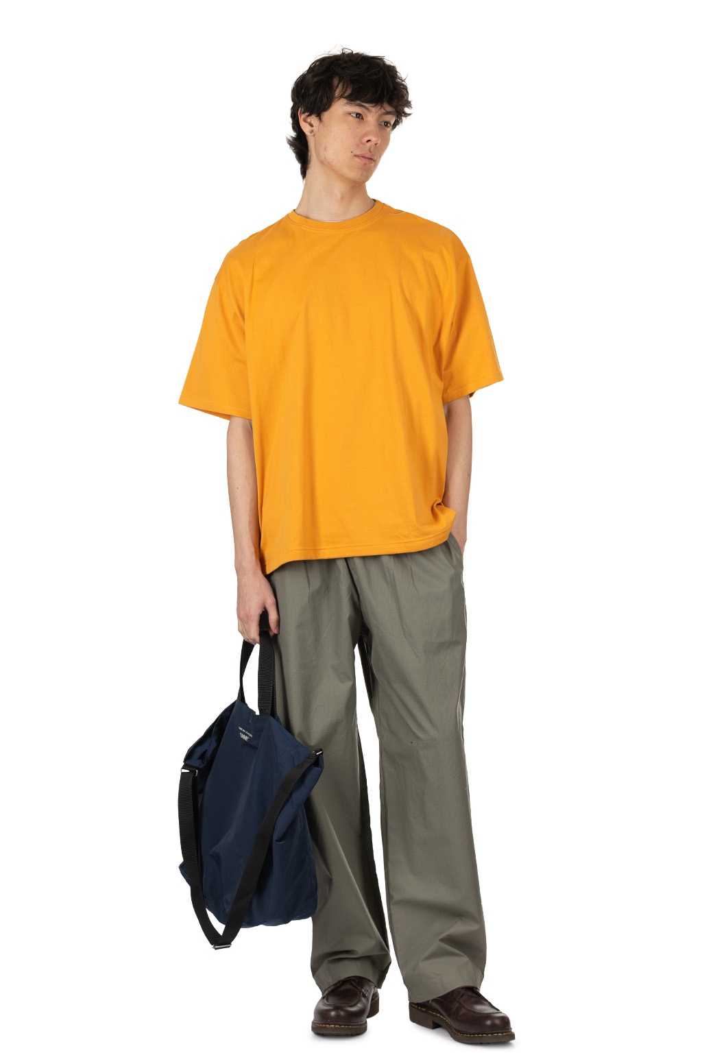 Manual Alphabet - 40/2 Wide Spindle SS Tee - M. Orange
