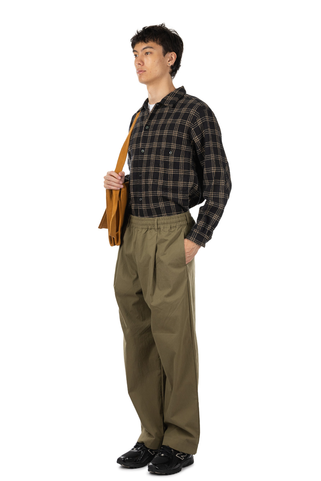 Manual Alphabet - CN 1Tuck Wide Easy Pants