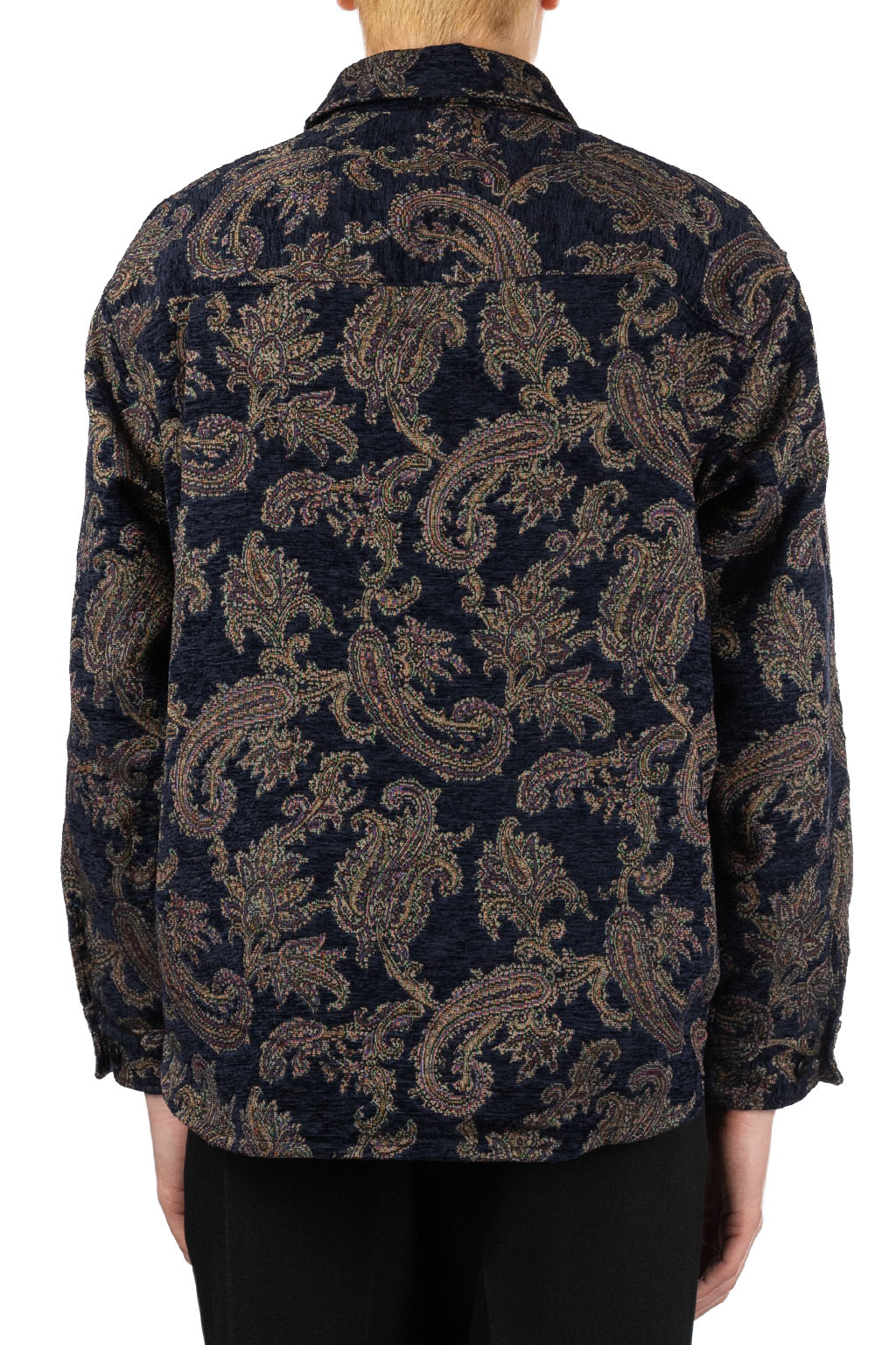 Manual Alphabet - Gobelin Zip Jacket - Navy