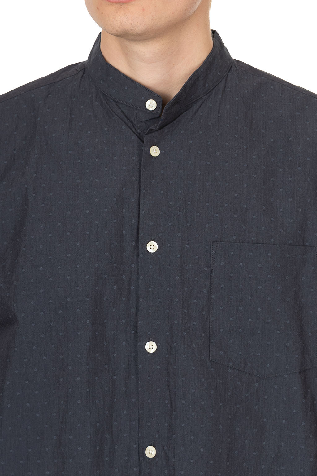 Manual Alphabet - Jacquard Loose Fit B/C SS Shirt - Dot