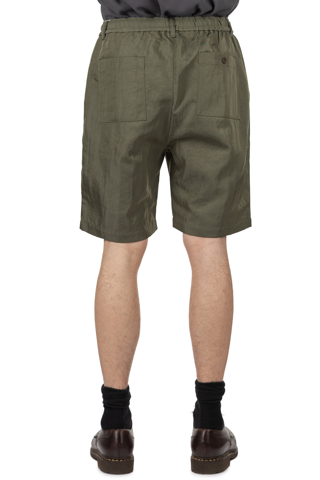 Manual Alphabet - Nylon Twill Shorts - Sage