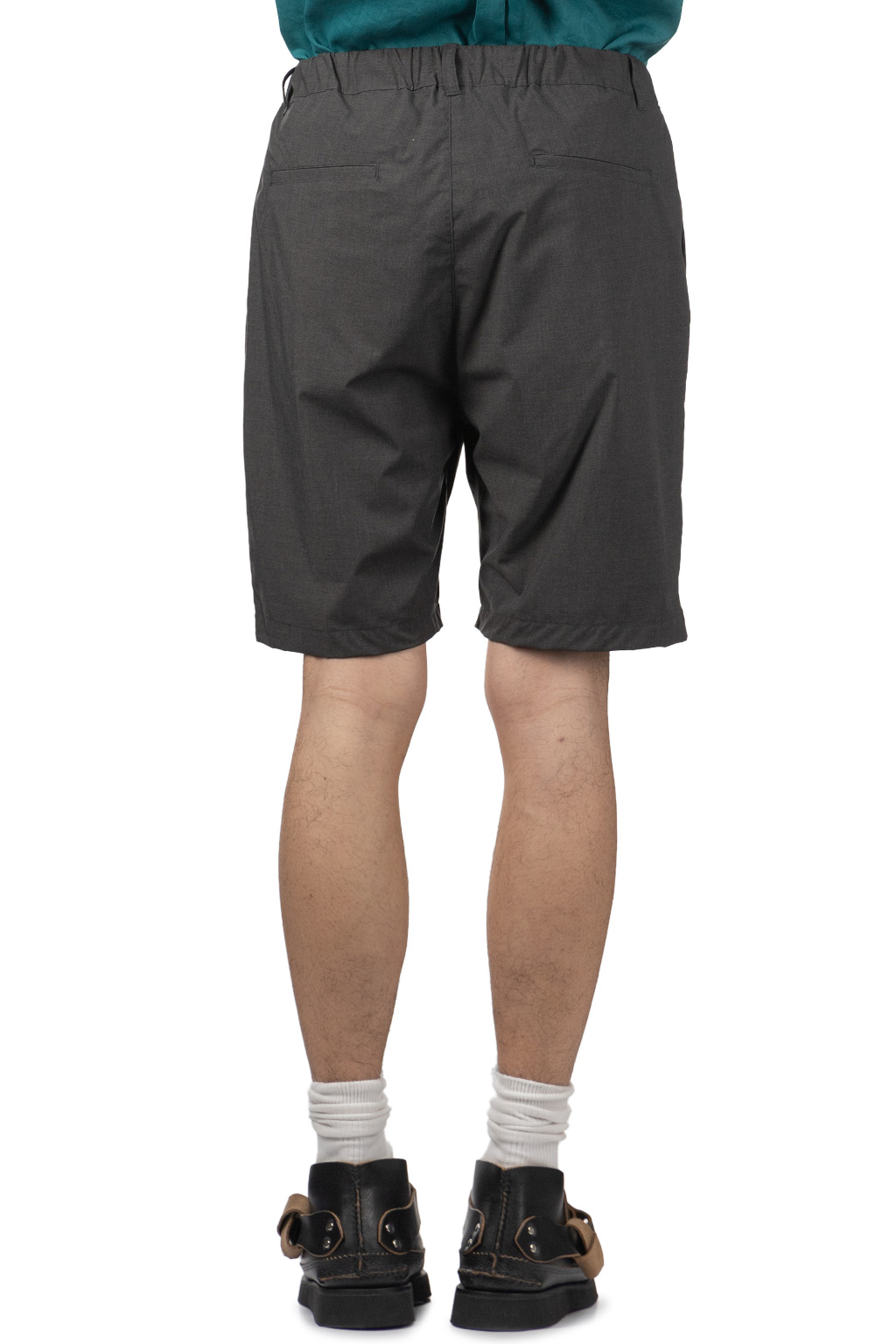 Manual Alphabet - TR Typewriter Short Pants - Charcoal