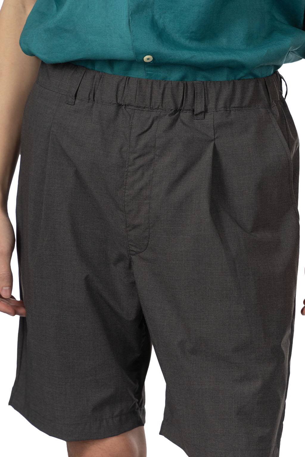 Manual Alphabet - TR Typewriter Short Pants - Charcoal