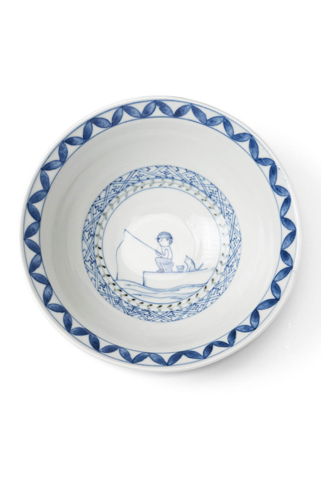 Motif Ceramic and Art - Round Plate - Fishman