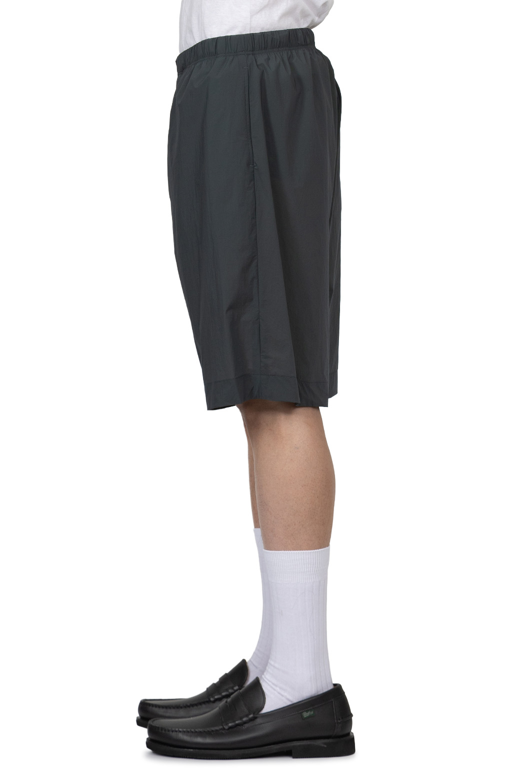 N Hoolywood - Webbing Belt Half Pants - Charcoal