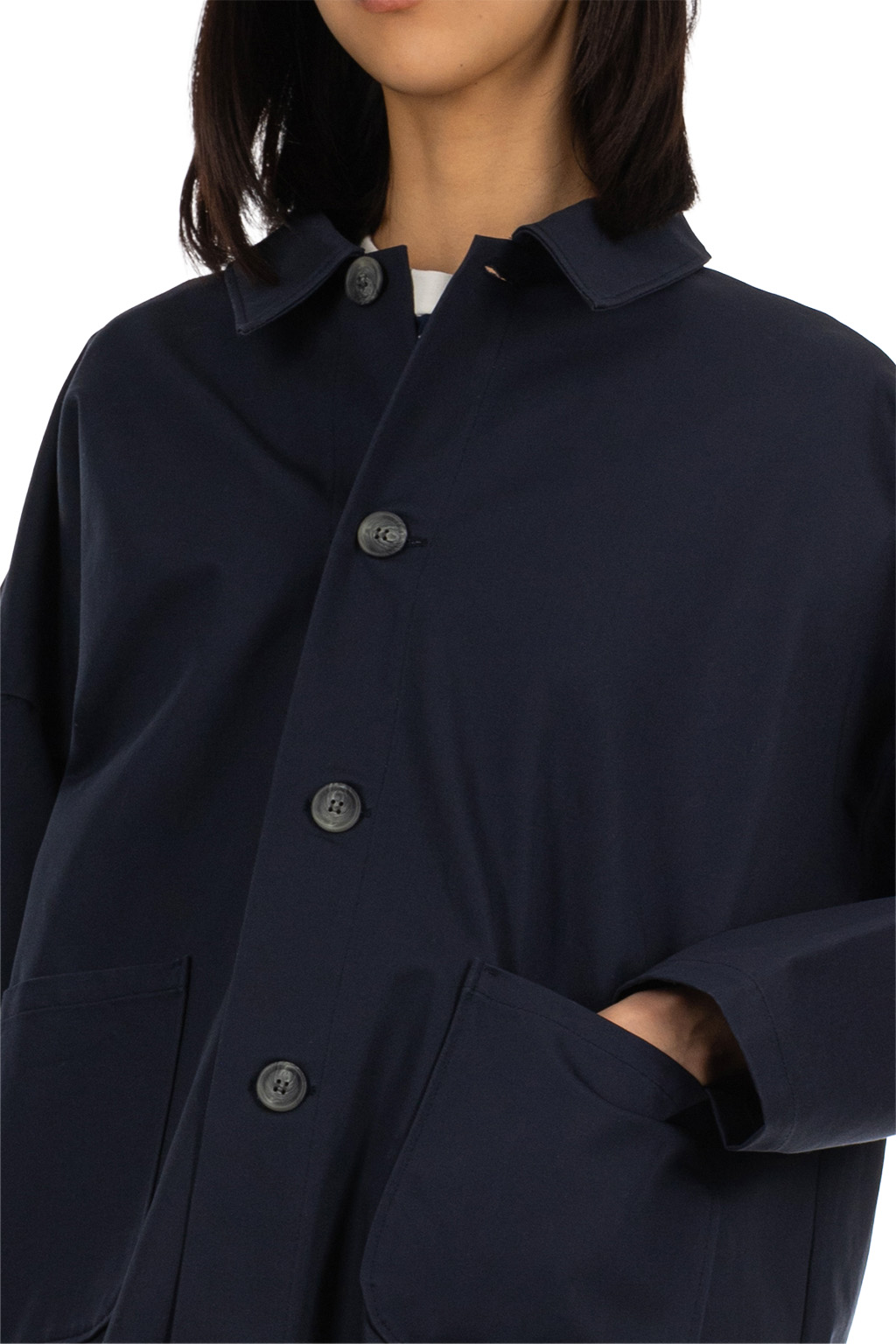 NARU  - Chino Cloth Trench Coat