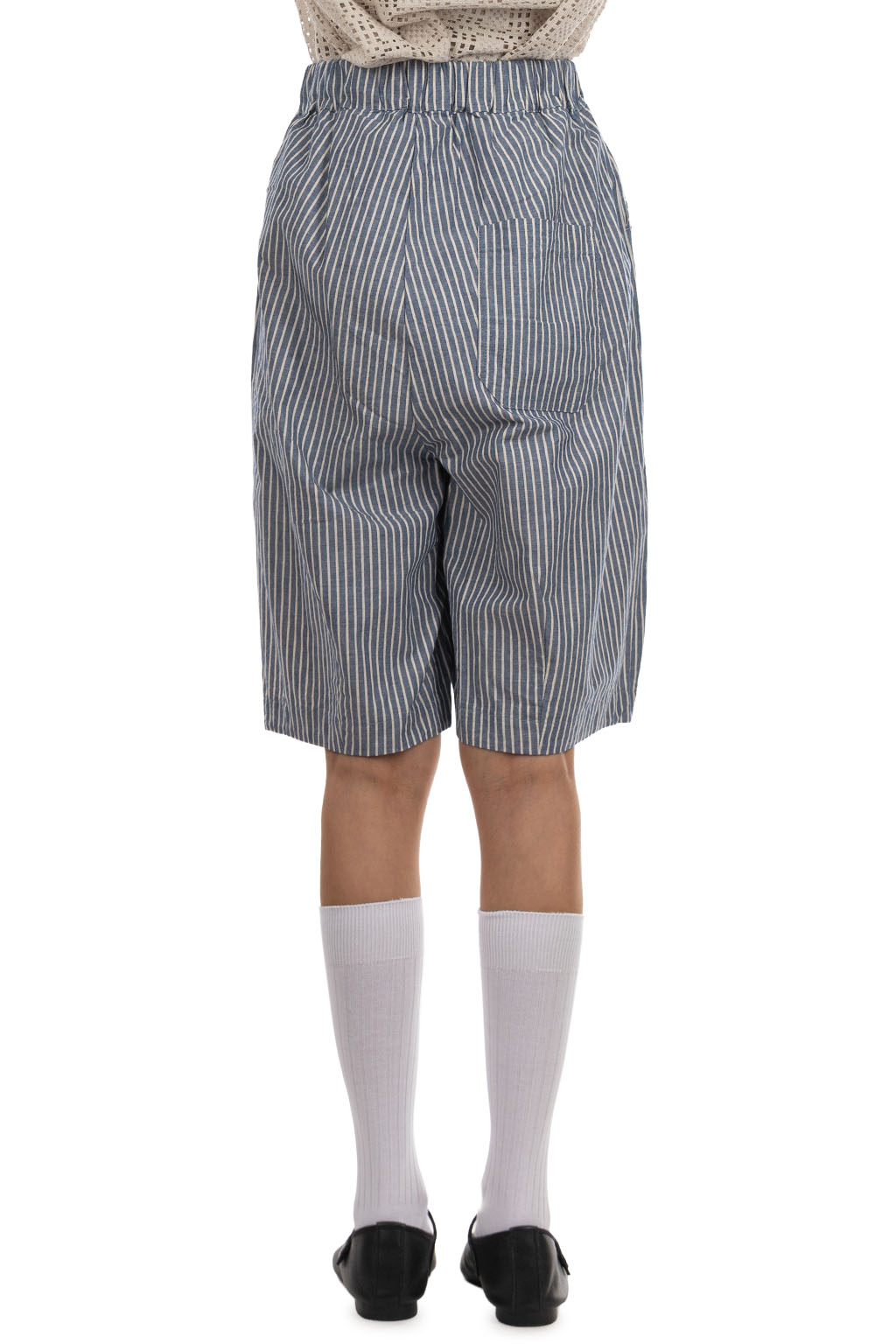 NARU  - Denim Stripe Acorn Pants - Navy